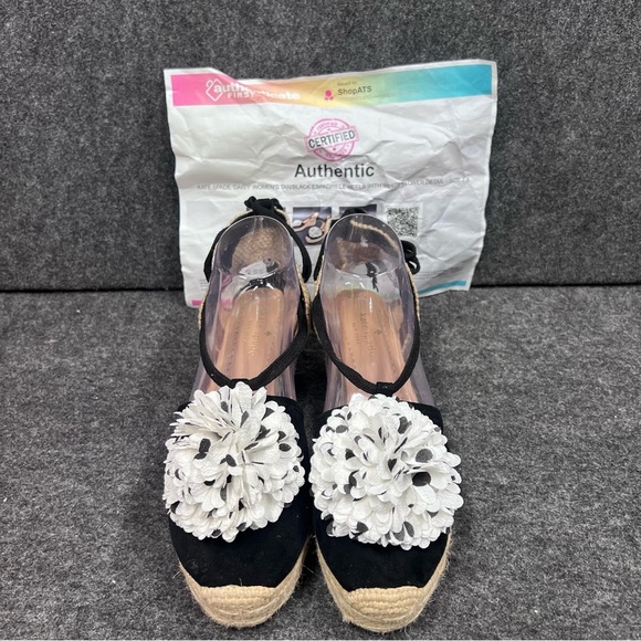 Kate Spade Lafayette Womens Espadrille Wedge Shoes Size 7.5 - Picture 2 of 12